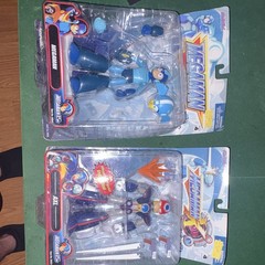 Mega Man X Mega Man & Axl Boxed Action Figures w/ Weapons, Alt Head, Buster