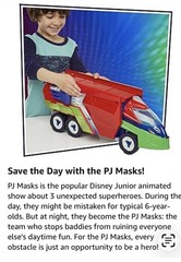 PJ Masks Launching Seeker Transforming Vehicle Car Toy Playset. Ages 3+ NEW