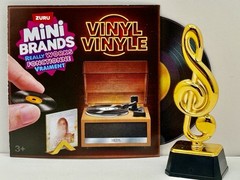 RARE Mini Brands Vinyl Really Works Golden Music Note Awards ￼￼