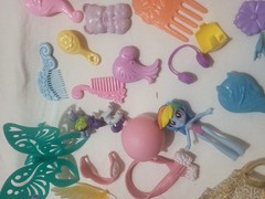 Vintage Hasbro My Little Pony Accessories Variety Lot 50+ Pieces