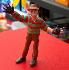 Vintage Super Monstruos Freddy Krueger Figure 1990s Spain KO Horror Toy ANOES