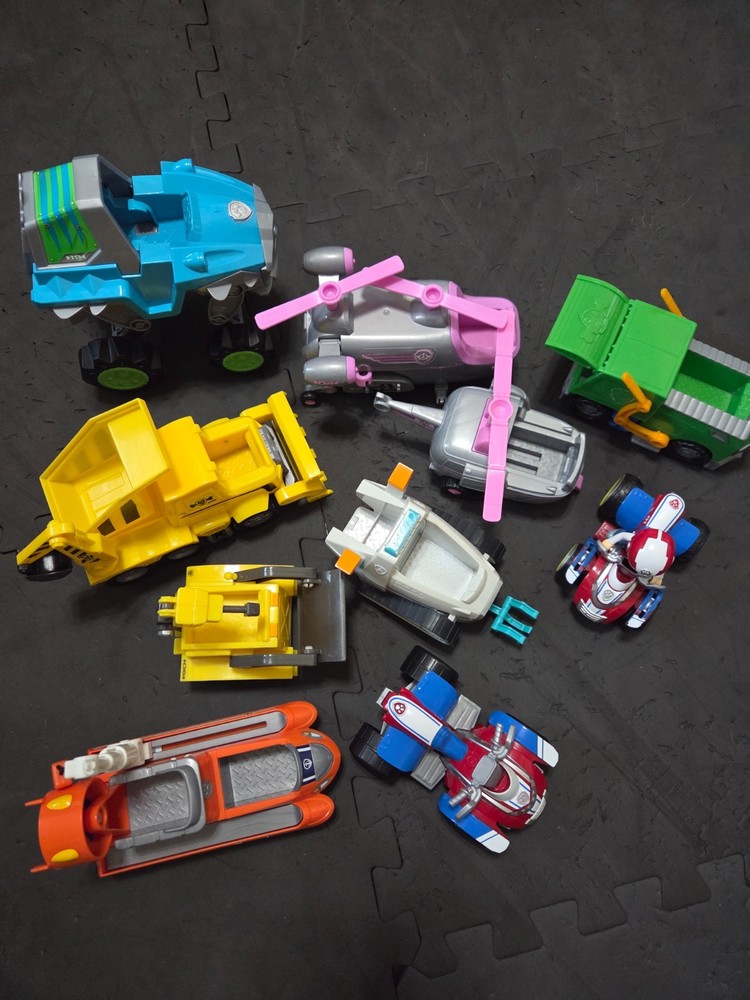 Paw Patrol Toy cars and figures Cat Patrol Lot See Photos
