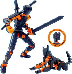 Titan 13 3D Printed Action Figure Set – Fully Articulated, Eco-Friendly Colle…