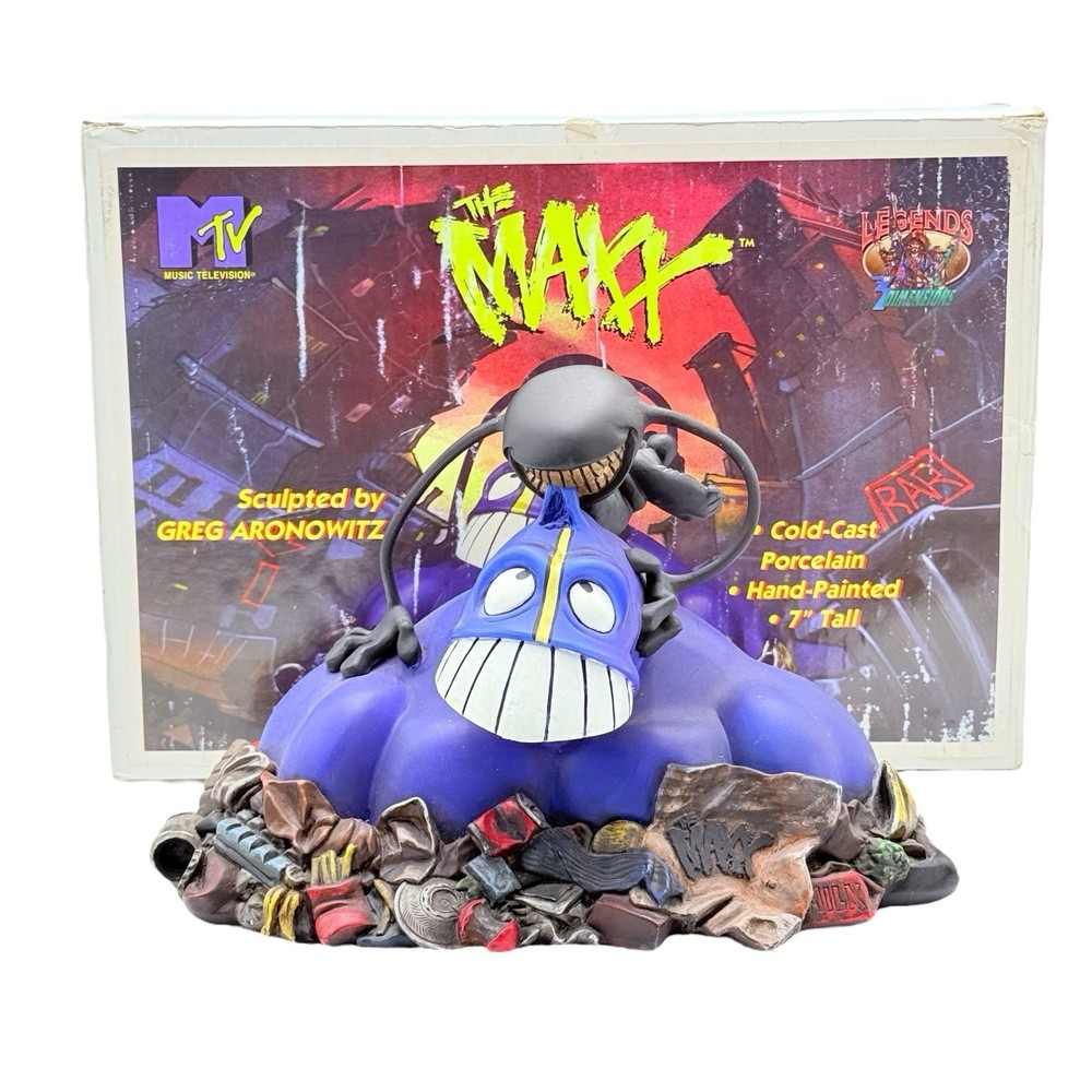 The Maxx Killer Isz Attack Cold Cast Figurine Spawn McFarlane Comics SUPER RARE