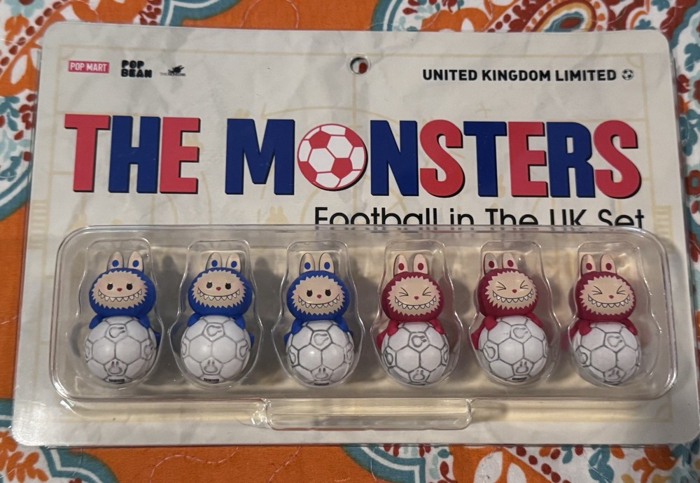 POP MART The Monsters Football in the UK Set United Kingdom Limited Sealed