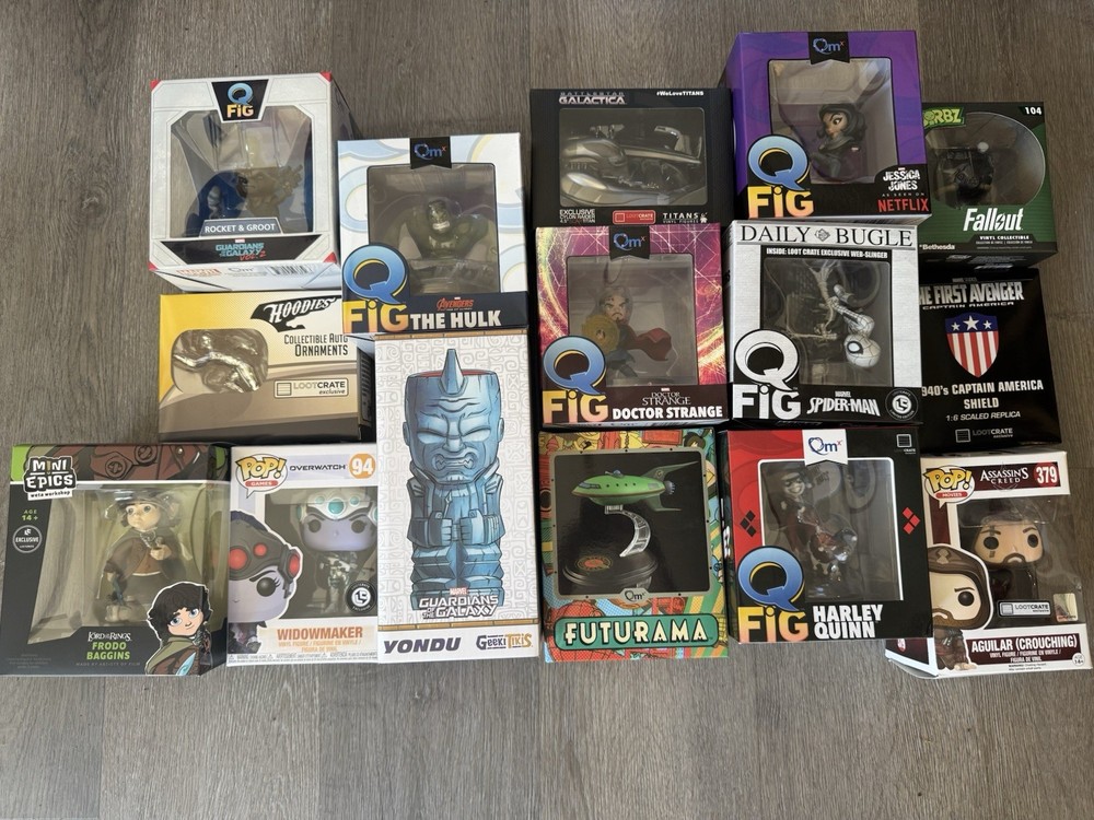 Loot Crate Exclusive Figures And Collectibles Lot
