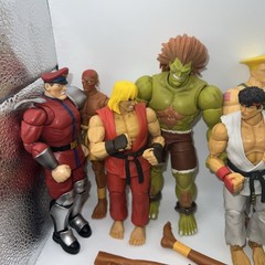 Jada Toys Street Fighter Lot Of 9 Figures And Accesories
