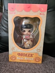 Pop Mart Molly Bear Bread 1/8 Action Figure Doll Authentic