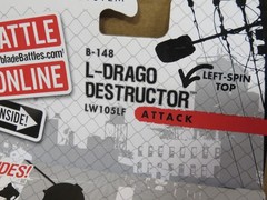 Hasbro Beyblade Metal Fury L Drago Destructor B148 2011 Attack – New Sealed