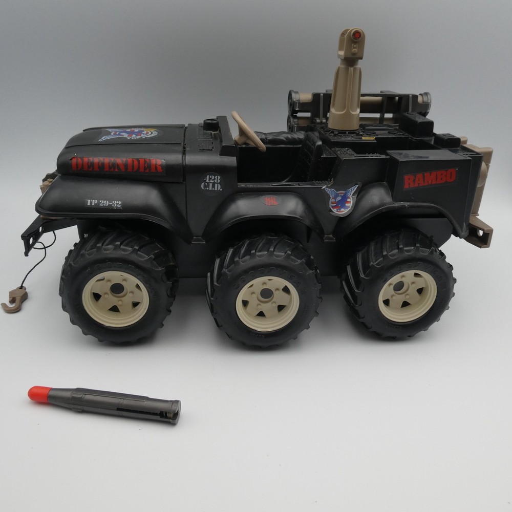 Vintage 1985 Coleco Rambo Force of Freedom Defender 6×6 Assault Vehicle Incomple