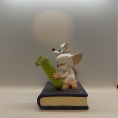 Vintage Pinky & The Brain Testing My Patience Paperweight Statue Warner Bros