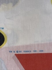 Lot Of (2) Vintage Batman & Joker 1980s Twin Size Blankets (1989) DC Comics