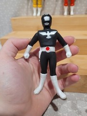 Vintage Super Robotic Rangers Lookalike Yellow Black Red Green Action Figure Lot