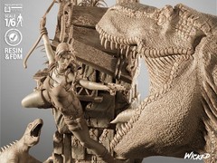 3D Printed Fan Art Tomb Raider Diorama by Wicked
