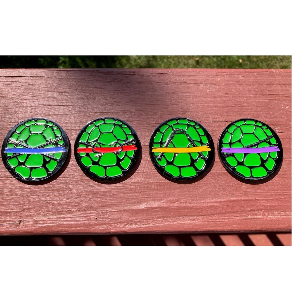 Teenage Mutant Ninja Turtles, 2 inch Medallion Challenge Coin set