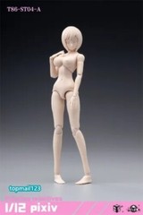 US 86TOYS 1/12 T86-ST Flexible 6″ Female Joint Action Figure Doll Body With Head
