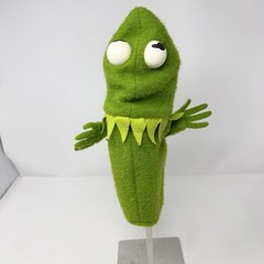 Vintage 1978 Fisher Price Jim Henson Muppets Kermit The Frog Hand Puppet
