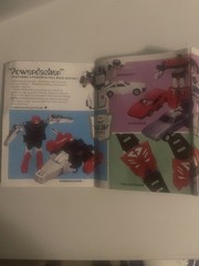 Original 1984 G1 Transformers Advertising Mail-In Insert Poster Brochure Vtg
