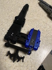 [Everything] Dual/Double Beyblade X String Launcher Set – Grips (Black & Blue)
