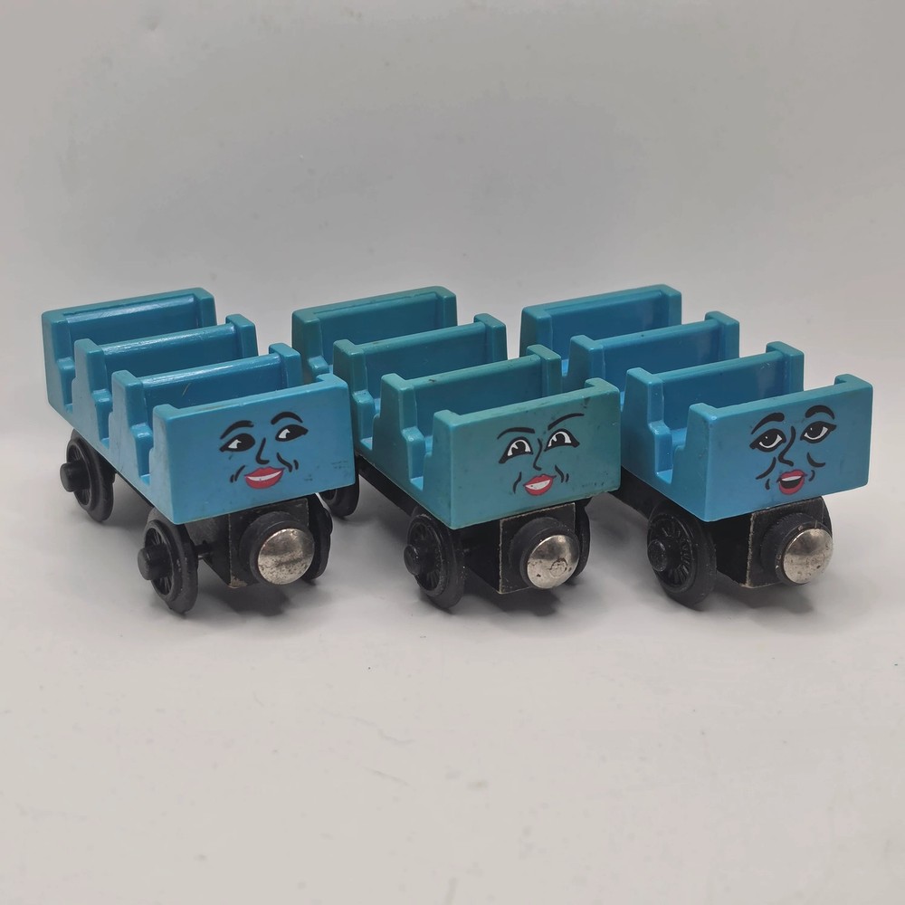 Ada Jane and Mabel – Thomas & Friends Wooden Railway 1997 LC99081 #1