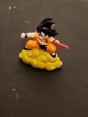Dragon Ball 1989 1.5″ Mini Figure Kid Goku W/ Tail Flying Nimbus Anime Free Ship