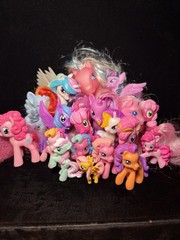 My Little Pony Figure Mixed G3 G4 Hasbro Pinkie Pie Twilight Sparkle Lot Of 20