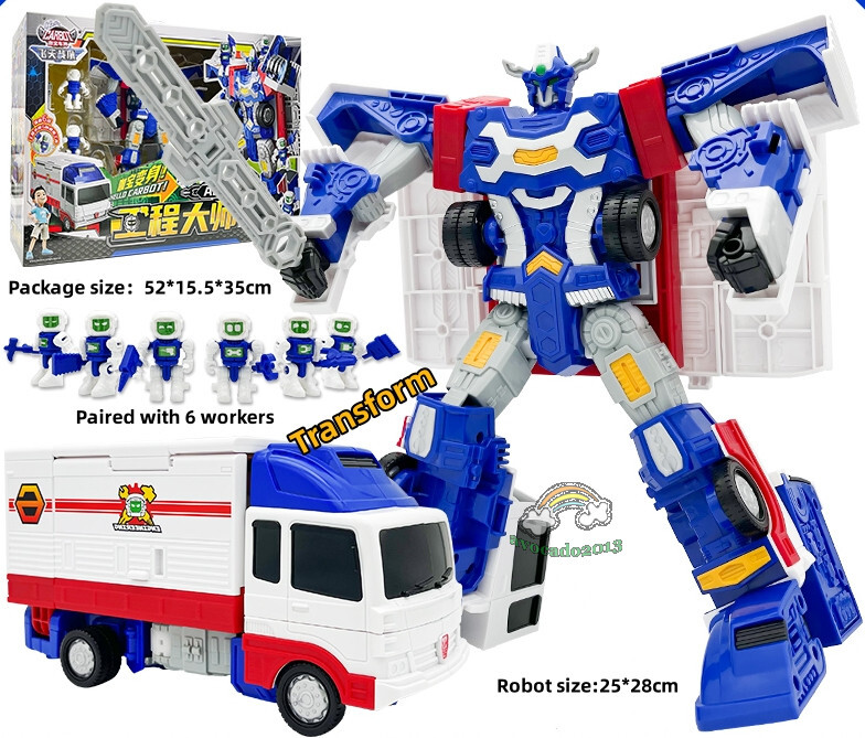Hello Carbot AIENT Transforming Robot Truck Action Figure Toy Deluxe Edition
