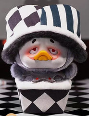 Upset Duck Crazy Circus Duck Plush Keychain – Mime Clown Duck