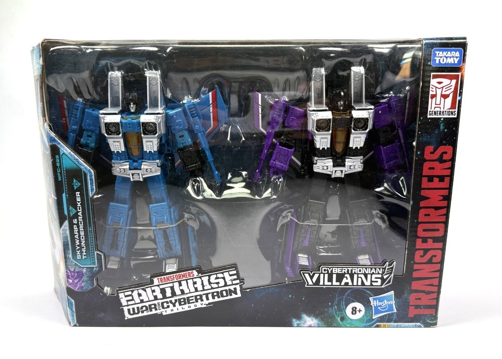 Skywarp & Thundercracker Transformers Earthrise War For Cybertron New NIB