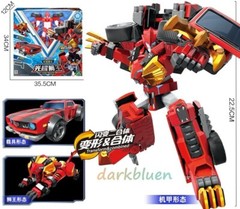 Tobot V Leon Rover Combined Transforming Robot Vehicle Action Figure Toy