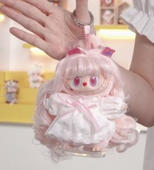 Authentic The Monsters Hair Salon Series Vinyl Pendant Blind Box Figure Toy