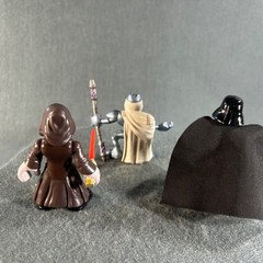 Star Wars Galactic Heroes Darth Vader Sidious Palpatine MagnaGuard Figure Lot