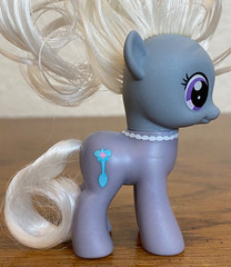 My Little Pony SILVER SPOON G4 3″ Brushable, Replacement Blue Glasses, Refurbish