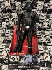 STAR WARS ROGUE ONE: DEATH TROOPER 19in JAKKS BIG FIGS DELUXE ACTION FIGURE SEAL