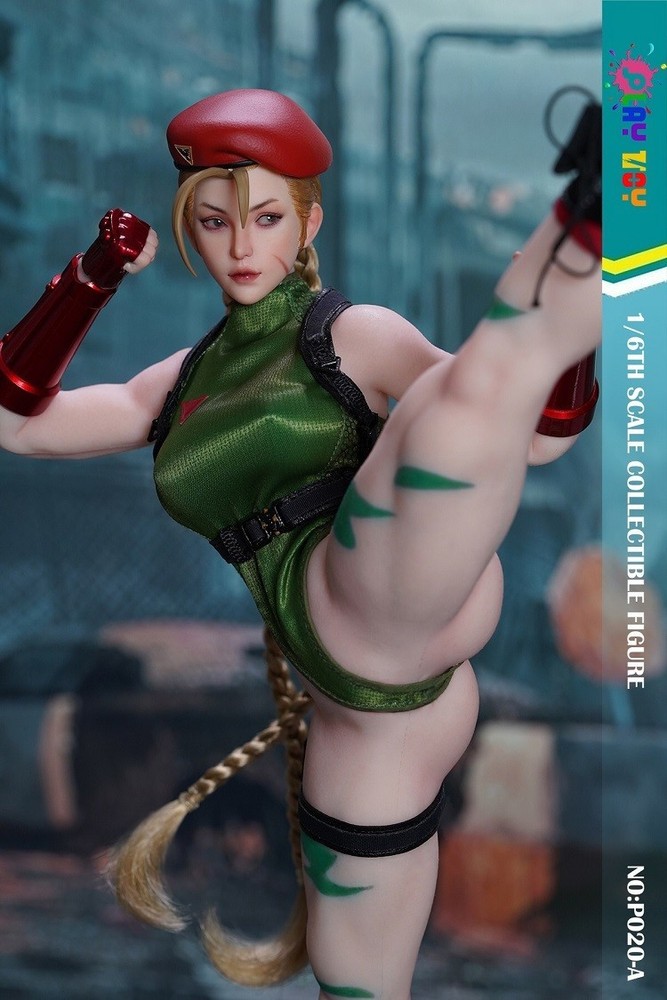 1/6 Scale Action Figure Stand Compatible with Cammy Street Fighter