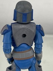 Star Wars Clone Wars mandalorian Warrior Jetpack Stand Blaster From Battlepack