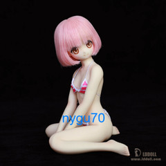 Seamless Female Action Figure Body LDDOLL 22S 1:6 Pink Skin 22cm For OB AZ Hea
