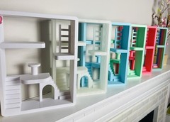 Loft Apartment Display For Smiski, Sonny Angel | Shelf, Desk | 6 Colors Options