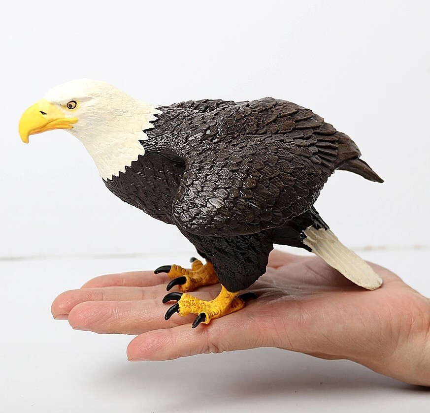 Big Bald Eagle Bird Animal Toy PVC Action Figure Kids Toys Party Gifts