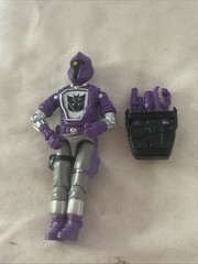 Black Major Bat Shockwave Custom Action Figure w/accessories Purple/ Gray