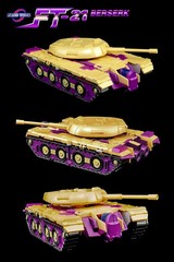 New FansToys FT-21 Berserk Blitzwing Triple Changers Action Figure Toy In Stock