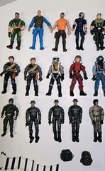 33 Vintage Lanard The Corps, Chap Mei. GI Joe Action Figures w/Parts (Read)
