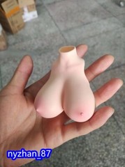 1:6 Normal Skin Big Breast Bust Cover Model F 12” Female TBL Action Figure Body