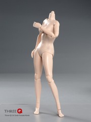 US STOCK 1/6 Pale Skin Large Breast Action Figure Body Half-seamless Breast Toy