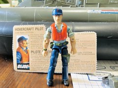 GI Joe 1984 Killer WHALE + Cutter 100% Complete & Unbroken File Card Blueprints