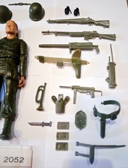 VTG Marx Stony Stonewall Smith 12″ 1/6 Army Action Figure w/Accessories & Manual
