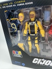 HASBRO G.I. JOE CLASSIFIED SERIES #169 GI JOE DIVER VS COBRA DIVER 2-PACK!!!