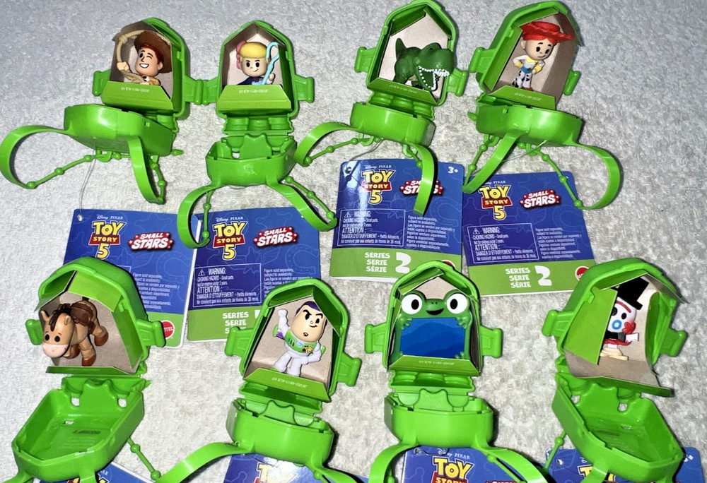 TOY STORY 5 SMALL STARS SERIES 2 COMPLETE SET OF 8 **NEW OPENED**
