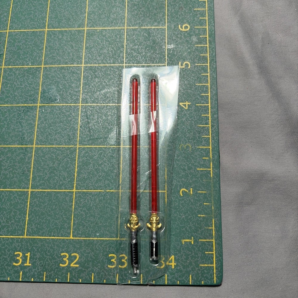 6” Scale Star Wars Black Series Jedi Survivor Sith Double Bladed Lightsaber Red
