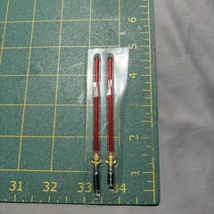6” Scale Star Wars Black Series Jedi Survivor Sith Double Bladed Lightsaber Red